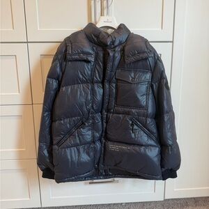 Moncler Navy Puffer Jacket